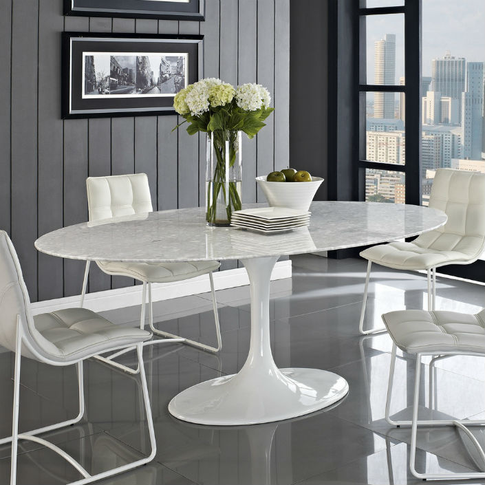Top 5 Gorgeous White Marble Round Dining Tables