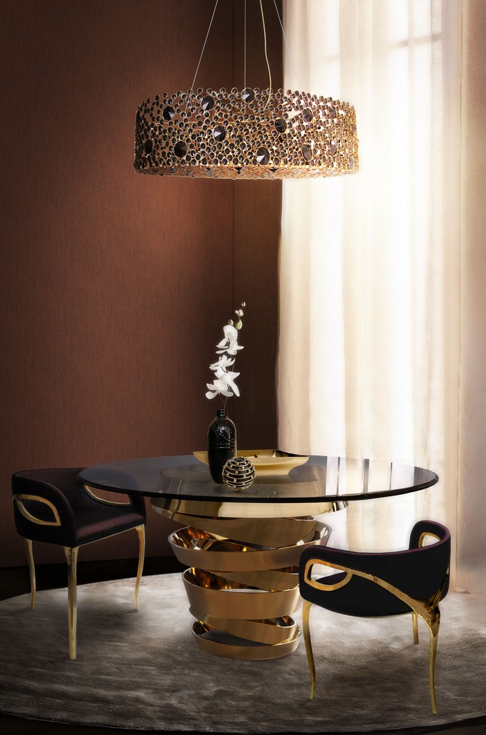 Luxury dining room inspirations home inspiration ideas