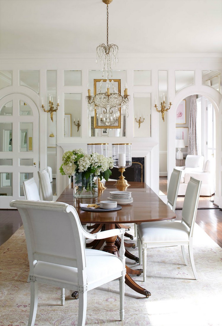 20 dining room inspirations to share with your friends mirrored drama home inspiration ideas