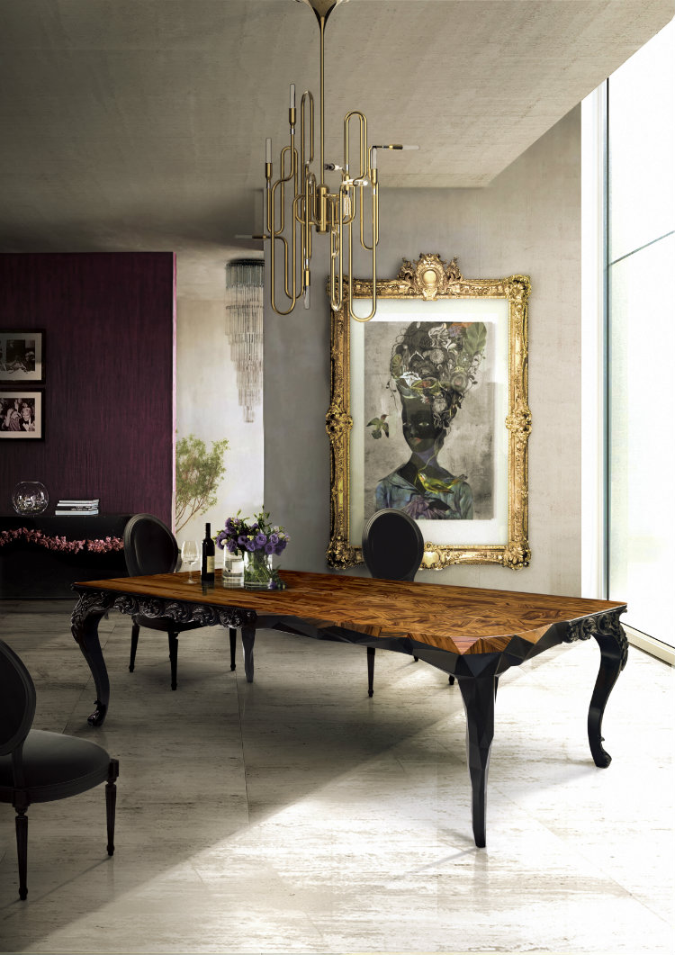 Italian Furniture Designers-Luxury Italian Style for different Dining Room Sets ROYAL DINING TABLE by BOCA DO LOBO home inspiration ideas