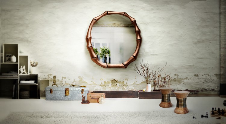 Contemporary wall round mirror HAIKU home inspiration ideas