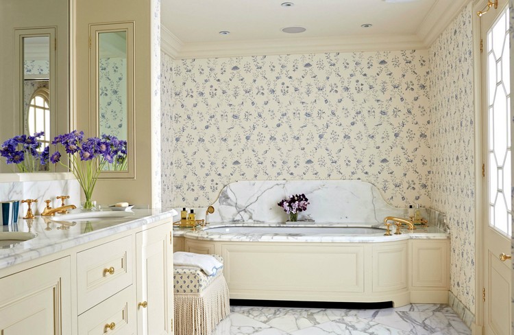 Home decorating ideas – 20 heavenly rooms with wallpaper Traditional bathroom decor ideas home inspiration ideas
