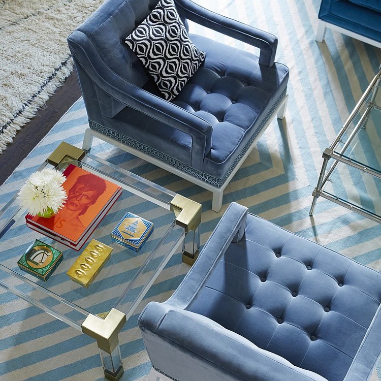 chic Jacques cocktail table from Jonathan Adler home inspiration ideas