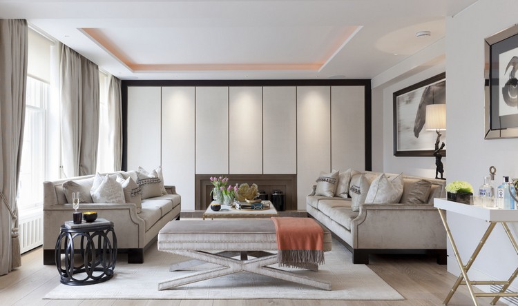 Interior design styles - One Kensington Gardens contemporary living room decor ideas by Taylor Howes (1) home inspiration ideas
