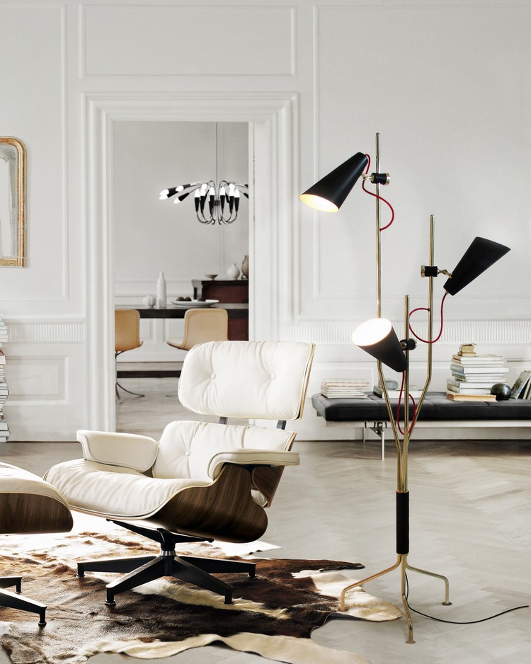 Midcentury floor lamp EVANS by Delightfull home inspiration ideas