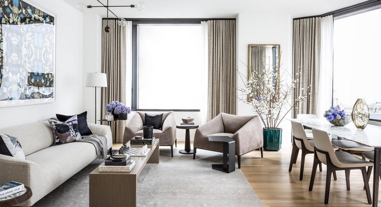 Neutral Living Room by Bennett Leifer home inspiration ideas