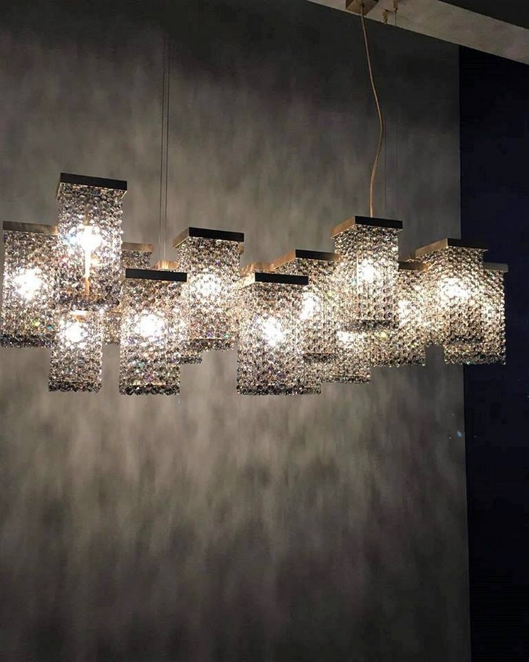 Luxury modern light, with gold and glass details by Masiero. home inspiration ideas